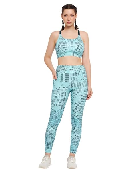 Padded Sports Bra & High Rise Active Tights 