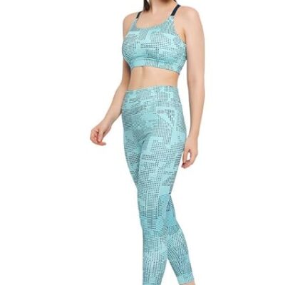Padded Sports Bra & High Rise Active Tights